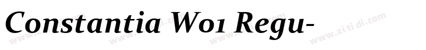 Constantia W01 Regu字体转换 Constantia W01 Regu字体转换